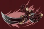 Crimson Blade Oyuncu Halısı