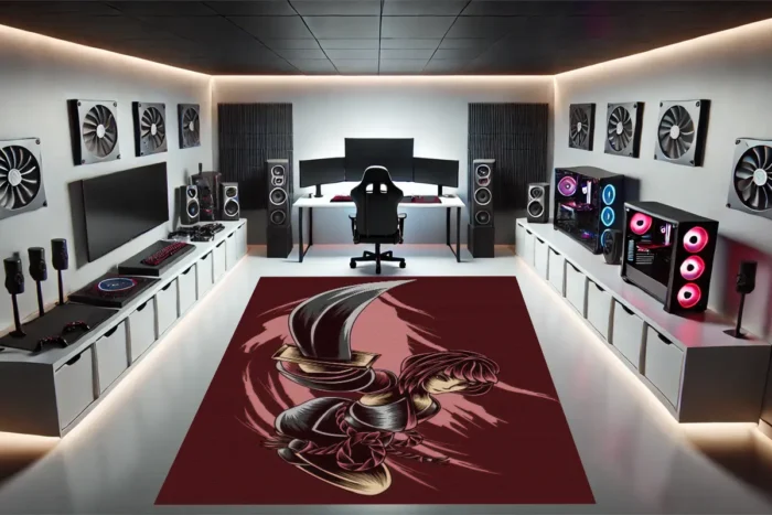 Crimson Blade Oyuncu Halısı - Görsel 2