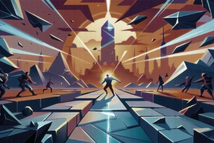 Shard Nexus Oyuncu Halısı - Görsel 1