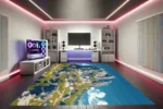 Cliffside Haven Oyuncu Halısı - Görsel 2