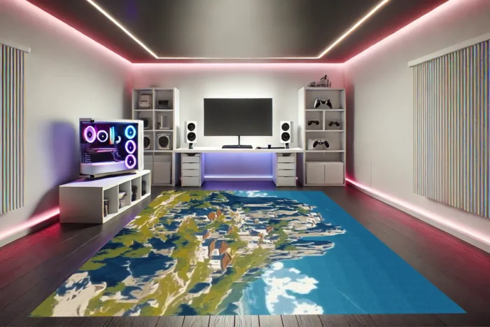Cliffside Haven Oyuncu Halısı - Görsel 2