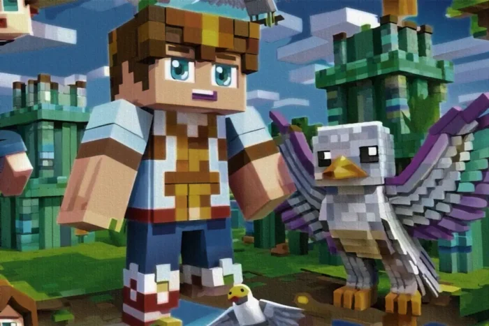 Pixel Grove Oyuncu Halısı - Görsel 1