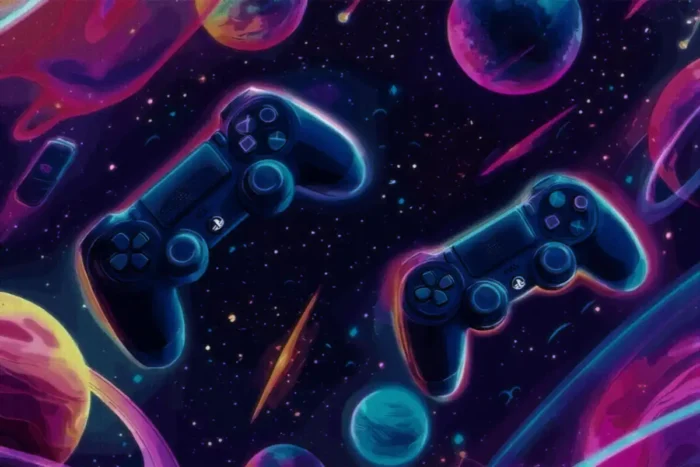 Galaxy Gamer Oyuncu Halısı - Görsel 1