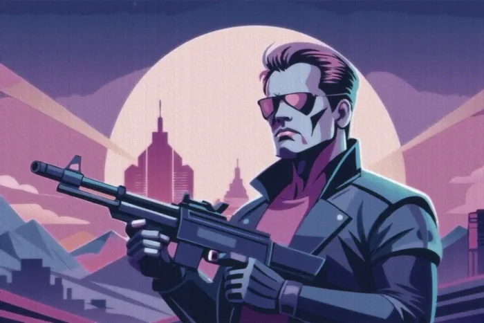 Cyber Vigilante Oyuncu Halısı - Görsel 1