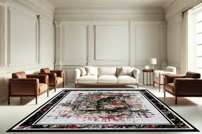 Victorian Bloom Yıkanabilir Halı - Görsel 3