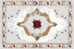 Rokoko Buket Yıkanabilir Halı