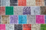 Patchwork Mozaik Yıkanabilir Halı