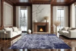 Royal Indigo Yıkanabilir Halı - Görsel 4