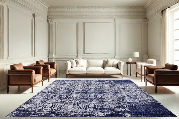 Royal Indigo Yıkanabilir Halı - Görsel 3