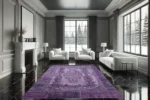 Lavender Opus Yıkanabilir Halı - Görsel 3