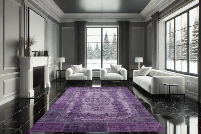 Lavender Opus Yıkanabilir Halı - Görsel 3