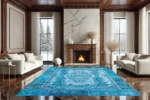 Blue Majesty Yıkanabilir Halı - Görsel 4