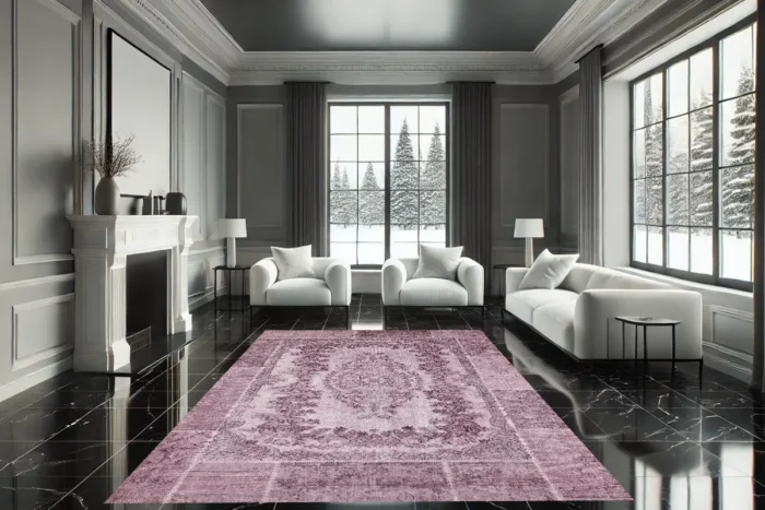 Lavender Reverie Yıkanabilir Halı - Görsel 3