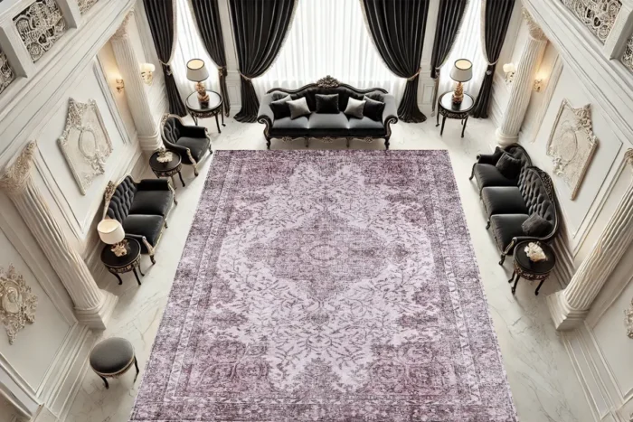 Rose Veil Yıkanabilir Halı - Görsel 2