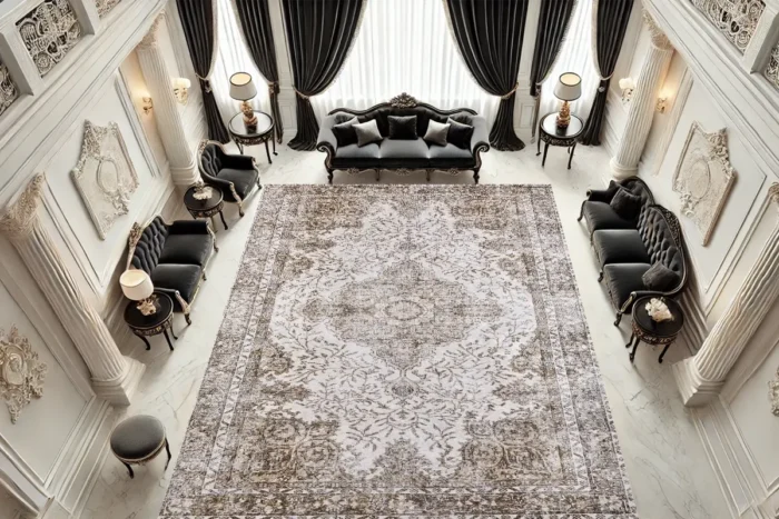Imperial Bloom Yıkanabilir Halı - Görsel 2