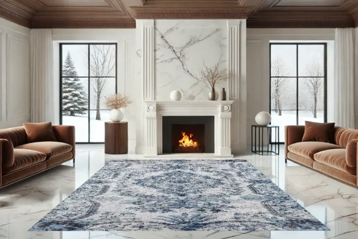 Serene Elegance Yıkanabilir Halı - Görsel 4