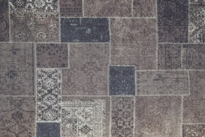 Earthly Patchwork Yıkanabilir Halı - Görsel 1
