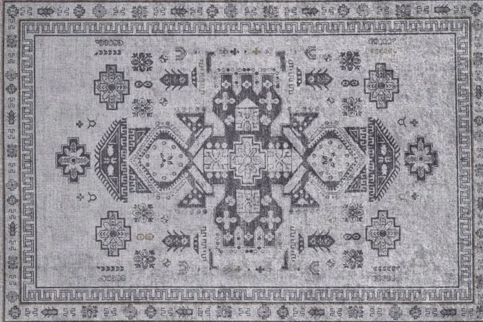 Monokrom Majesty Yıkanabilir Halı - Görsel 1