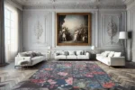 Bahçe Patchwork Yıkanabilir Halı - Görsel 3