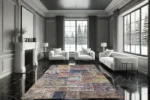 Mısır Patchwork Yıkanabilir Halı - Görsel 3