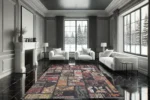 Yunan Patchwork Yıkanabilir Halı - Görsel 3