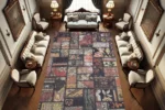 Yunan Patchwork Yıkanabilir Halı - Görsel 2