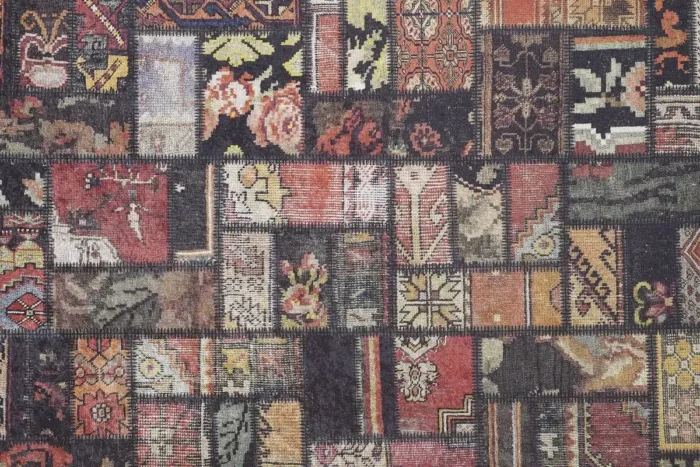 Yunan Patchwork Yıkanabilir Halı - Görsel 1