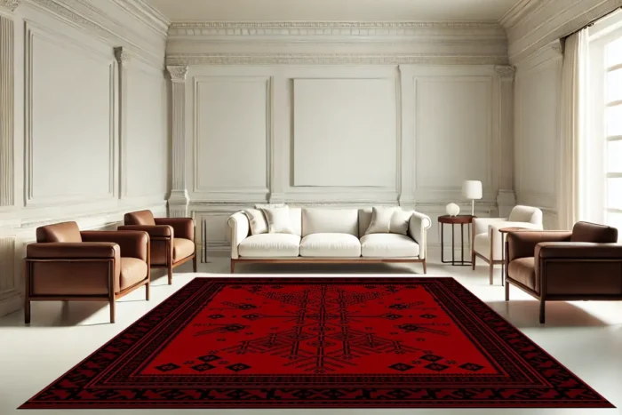 Crimson Heritage Yıkanabilir Halı - Görsel 3