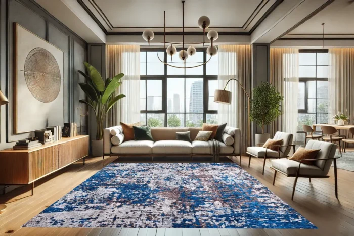 Azure Mist Yıkanabilir Halı - Görsel 2