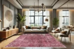 Rose Vibe Yıkanabilir Halı - Görsel 2