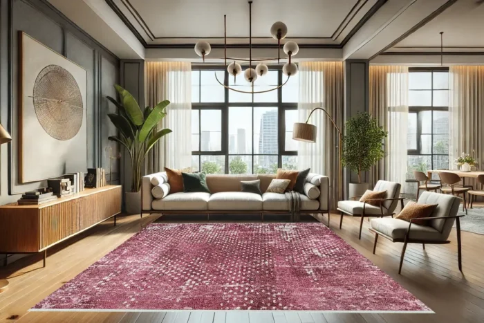 Rose Vibe Yıkanabilir Halı - Görsel 2
