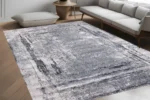 Distressed Elegance Yıkanabilir Halı - Görsel 3