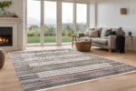Rustic Harmonys Yıkanabilir Halı - Görsel 4