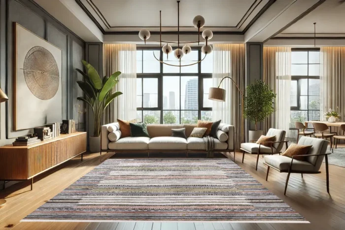 Rustic Harmonys Yıkanabilir Halı - Görsel 2