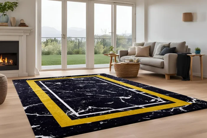 Marble Luxes Yıkanabilir Halı - Görsel 4