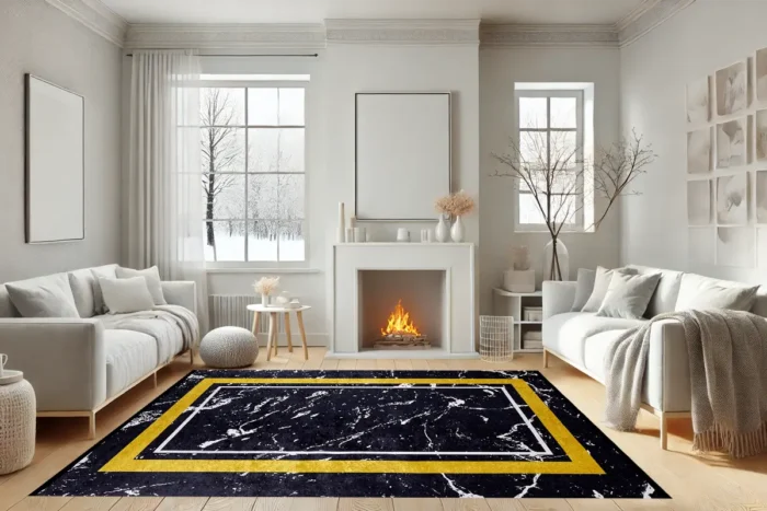 Marble Luxes Yıkanabilir Halı - Görsel 3
