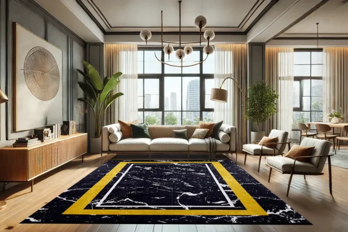 Marble Luxes Yıkanabilir Halı - Görsel 2
