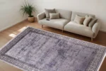 Klasik Yunan Bordür 3 Yıkanabilir Halı - Görsel 2