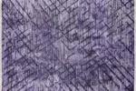 Ametist Geometrik Yıkanabilir Halı