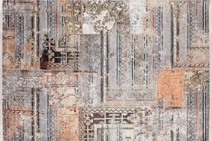 Vintage Patchwork Yıkanabilir Halı - Görsel 1