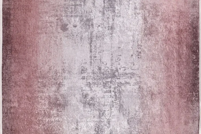 Blush Gradient Eskitilmiş Yıkanabilir Halı - Görsel 1