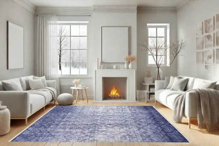 Indigo Mirage Yıkanabilir Halı - Görsel 3