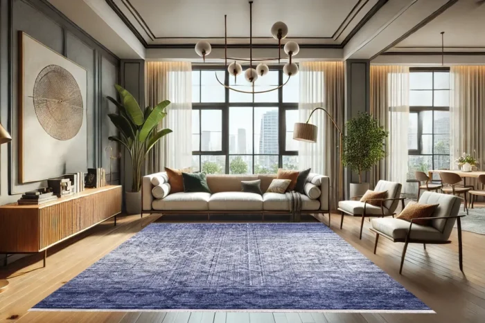 Indigo Mirage Yıkanabilir Halı - Görsel 2