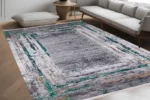 Urban Distressed Çerçeve Yıkanabilir Halı - Görsel 3