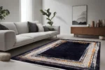 Modern Yunan Anahtarı Kenar Yıkanabilir Halı - Görsel 4