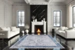 Greek Key Elegance Yıkanabilir Halı - Görsel 2