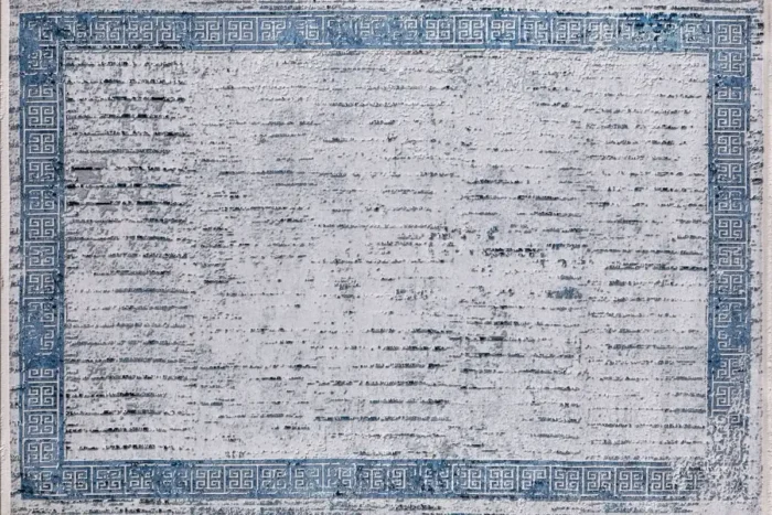 Greek Key Elegance Yıkanabilir Halı - Görsel 1