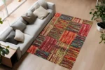 Gökkuşağı Patchwork Yıkanabilir Halı - Görsel 2
