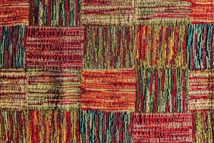 Gökkuşağı Patchwork Yıkanabilir Halı - Görsel 1