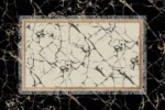 Marble Elegance Yıkanabilir Halı